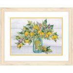 (image for) Lemon Jar Counted Cross Stitch Kit